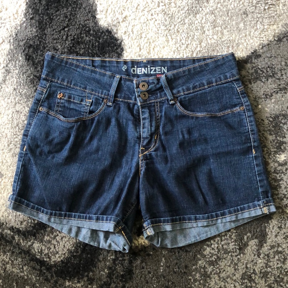 High Waist Jean Shorts